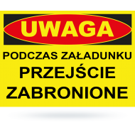 Tab: Podczas załadunku przejście zabronione BTO-13