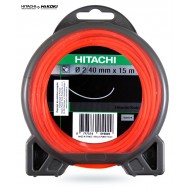 Żyłka tnąca kwadratowa 2,4mmx15mb  HITACHI pomarań