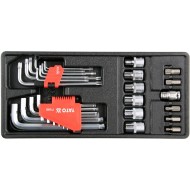 WKŁAD DO SZUFLADY HEX,TORX, NASADKI 31CZ