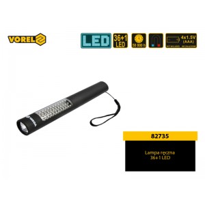 LAMPA RĘCZNA 36+1 LED