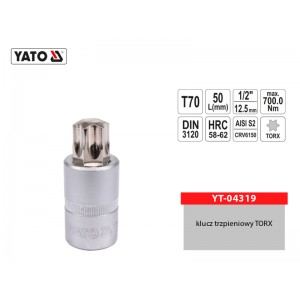 Klucz trzpieniowy TORX 1/2"...