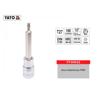 Klucz trzpieniowy TORX 1/2"...