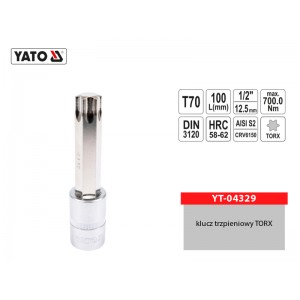 Klucz trzpieniowy TORX 1/2"...