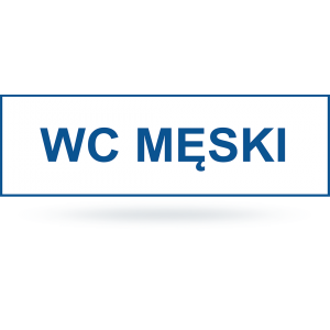 Tab: WC  MĘSKI...