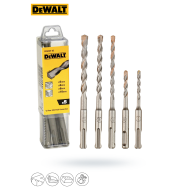 Zestaw 5 wierteł DEWALT DT60301 do betonu SDS+