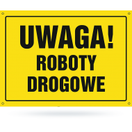 Tab: Uwaga roboty drogowe 20x33