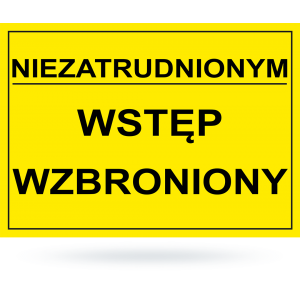 Tab: Niezatrudnionym wstęp...