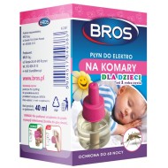 BROS płyn do elektrofumigatora na KOMARY dla DZIEC