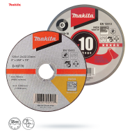 Tarcza do metalu 125x1,2  INOX  MAKITA  DYSK-10szt