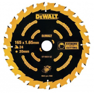 Piła tarcz DEWALT DT10624 165x24zx20 widia EXTREME