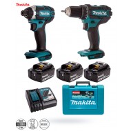 Zestaw Makita DLX2127X1 DDF482 + DTD152 3x3Ah