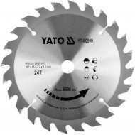 Tarcza YATO YT-60590 TCT do drewna 165x24Tx16mm