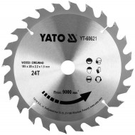 Tarcza YATO YT-60621 do drewna TCT 185x24Tx20mm