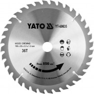 Tarcza YATO YT-60635 do drewna TCT 190x36Tx20mm