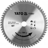 Tarcza YATO YT-60687 drewno z widią 235x60Tx25,4