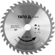 Tarcza YATO YT-60732 do drewna TCT 255x36Tx30mm