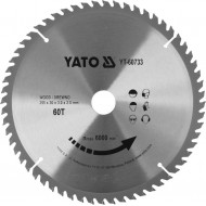 Tarcza YATO YT-60733 do drewna z widią 255x60Tx30