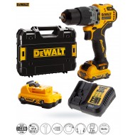 Wkrętarka DeWALT DCD706D2 12V udar 57,5Nm 2x2Ah