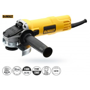 Szlifierka 115/ 800 W  DEWALT