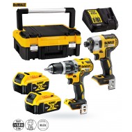 Wkrętarka DCD796+ DCF887 2x5Ah DEWALT DCK266P2T