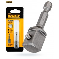 Redukcja 1/4''hex x 1/2''kw L-75mm udarowa DeWALT