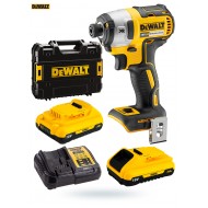 Zakrętarka udarowa akumu. 18V 2x3Ah 205Nm DeWALT