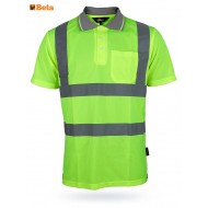 Koszulka POLO L żółta z odblaskami BETA
