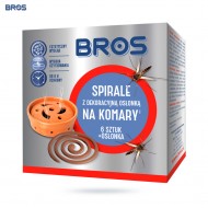 Spirala na komary z dekoracyjną osłonką 6szt. BROS