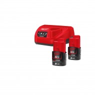 AKUMULATOR 2x3AH + ŁADOWARKA Milwaukee M12NRG-302