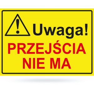 Tab: Uwaga! przejścia nie...