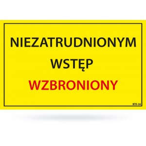 Tab: Niezatrudnionym wstęp...