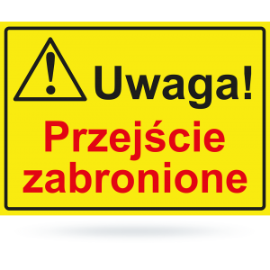 Tab: Uwaga! przejście...