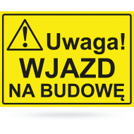 Tab: Uwaga! Wjazd na budowę