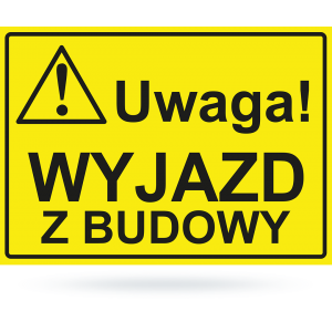 Tab: Uwaga! wyjazd z budowy...