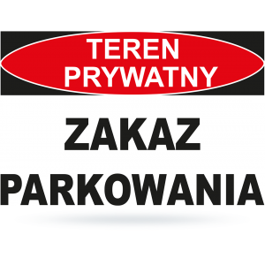 Tab: Teren prywatny zakaz...