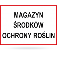 Tab: Magazyn środki ochrony roślin  25x35cm  ZI-32