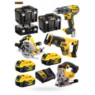 Zestaw COMBO 4 narzędzi akumulat DeWalt DCK421P3T