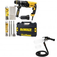 Młotowiertarka DeWALT D25134KP + akcesoria + Adapter do dosysania pyłu DWH201D