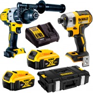 Zestaw COMBO DEWALT DCK276P2 DCD996+DCF887 2x5Ah