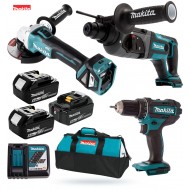 Zesta DDF482 DHR241 DGA504 3x5Ah MAKITA DLX3078TX1