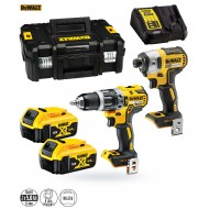 Zestaw DEWALT DCK266P2T wiert-wkręt + zakrętarka