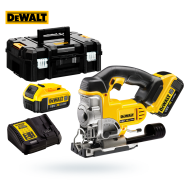 Wyrzynarka DEWALT DCS331M2 18V 135mm 2x4Ah gł/cię