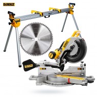 Pilarka ukośnica DeWalt DWS780 XPS 1675W + DE7033