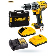 Wkrętarka 18V udar 70Nm 2x3Ah BRUSH TSTAK DeWALT