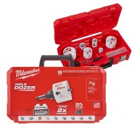 Zestaw otwornic bimetal 10el. Milwaukee 49224201