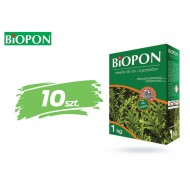 Nawóz do tui i cyprysów granulat 1kg BIOPON 10 szt