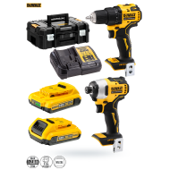 Zestaw DEWALT DCK2062D2T wiert-wkręt + zakrętarka